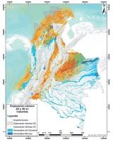 Figura 1. Exploración sísmica 2D y 3D en Colombia