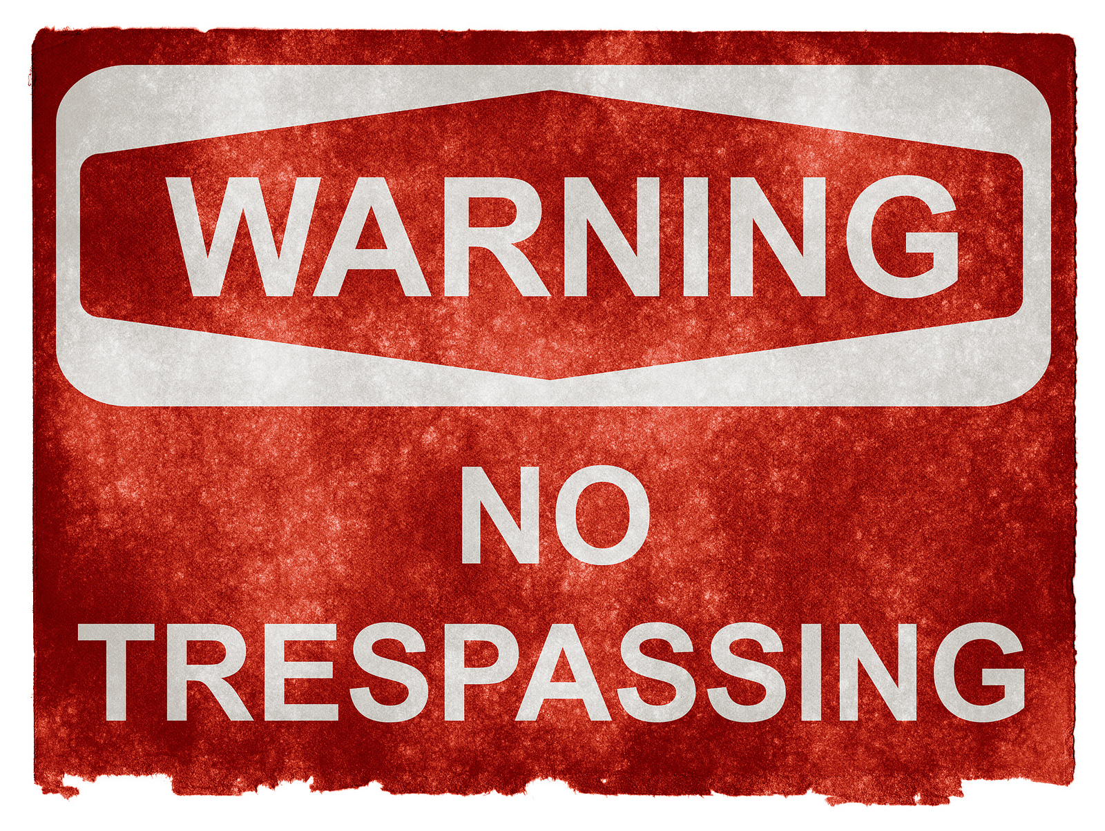 Warning - No Trespassing