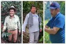 Robert Daza, Teófilo Acuña y Adelso Gallo