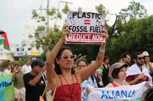 Marcha conferencia cumbre