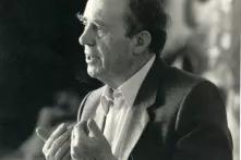 Heinrich Böll, conversando con estudiantes