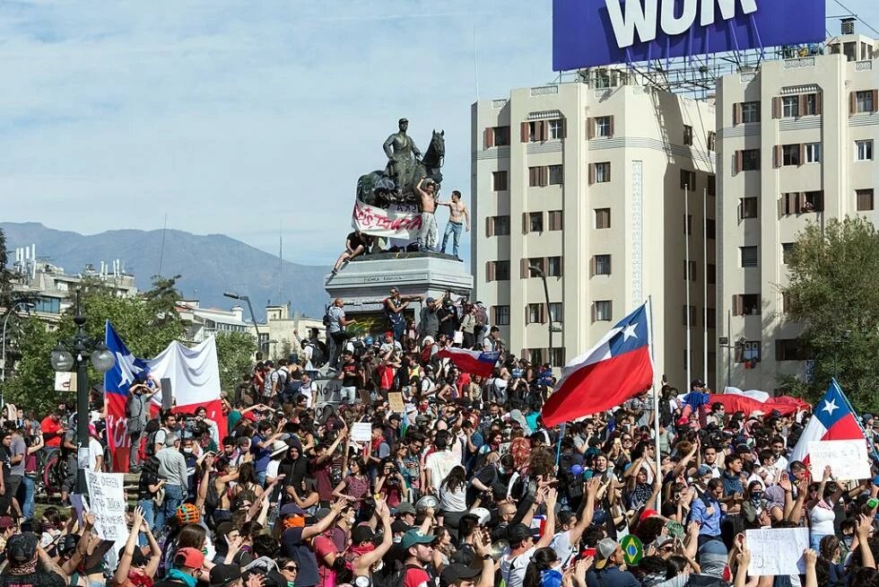 Protestas en Santiago de Chile