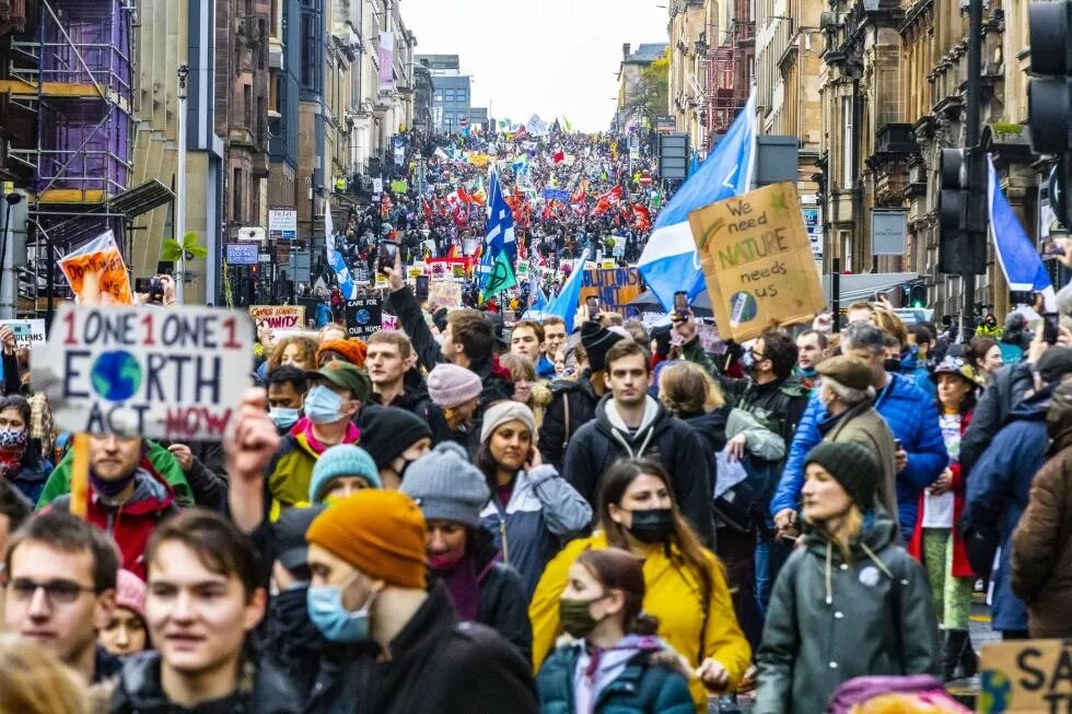 »Global day of action / COP26 Coalition March in Glasgow«