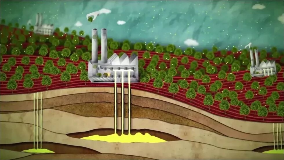 Lead image for explanatory film: A Technofix for the climate? Land-based geoengineering (BECCS)