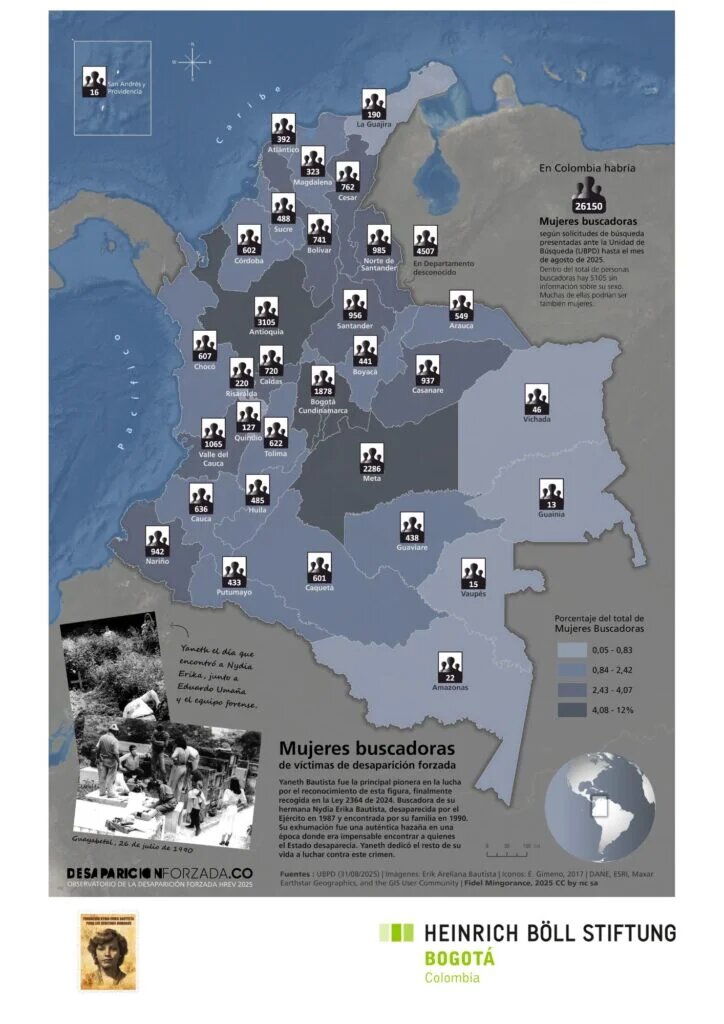 Mapa mujeres buscadoras Colombia